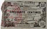 France 50 Centimes 59 - FOURMIES - BON DE 50 CENTIMES - 08/05/1916 -