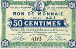 France 50 Centimes 59 - ROUBAIX - 50 CENTIMES - NON DATÉ -