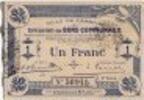 France 1 Franc 59 - CAMBRAI - BON DE 1 FRANC - 30/10/1914 -