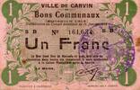 France 1 Franc 62 - CARVIN - 1 FRANC - 1915 -