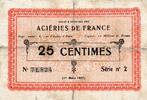 France 25 Centimes 62 - ISBERGUES - 25 CENTIMES - 01/03/1917 -