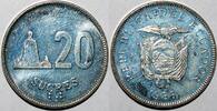 Equateur 20 Sucres EQUATEUR - KM 94 - 20 SUCRES 1988 -