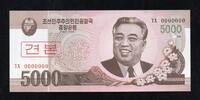 Corée du Nord 5.000 Won COREE DU NORD - PICK 66 a - 5 000 WON - 2008 (2009) -