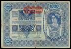 Autriche 1.000 Kronen AUTRICHE - PICK 61 - 1000 KRONEN - NON DATÉ SUR DATE 02/01/1902 - 2EME ÉDITION -