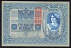 Autriche 1.000 Kronen AUTRICHE - PICK 59 - 1000 KRONEN - NON DATÉ SUR DATE 02/01/1902 -