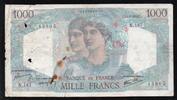 France 1 000 Francs FAY 41/10 - 1000 FRANCS MINERVE ET HERCULE - 17/01/1946 - PICK 130 -