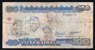 Nigeria 50 Naira NIGERIA - PICK 27 c - 50 NAIRA - NON DATÉ - SIGN 10 -