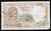 France 50 Francs 1937 FAY 18/6 - 50 FRANCS CERES - TYPE 1933 - 30/12/193... 10,00 EUR  + 3,20 EUR frais d'envoi