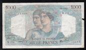 France 1 000 Francs FAY 41/13 - 1000 FRANCS MINERVE ET HERCULE - 25/04/1946 - W.258 - PICK 130 -