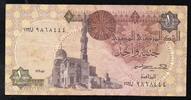 Egypte 1 Pound EGYPTE - PICK 50 c - 1 Pound - 1985-1986 - SIGN 17 -