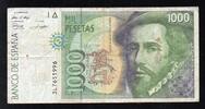 Espagne 1.000 Pesetas ESPAGNE - PICK 163 - 1000 PESETAS - 12/10/1992 (1996) -