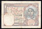 Algérie 5 Francs ALGERIE - PICK 77 a - 5 FRANCS - 24/05/1929 -