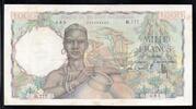 Afrique occidentale française 1.000 Francs AFRIQUE OCCIDENTALE FRANCAISE - PICK 42 - 1.000 FRANCS - 27/12/1948 - DV -