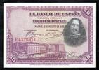 Espagne 50 Pesetas ESPAGNE- PICK 75 a - 50 PESETAS - 15/08/1928 -
