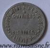 France Boulangerie FRANCE - 62 - LIEVIN - BOULANGERIE - 1922 - COOPÉRATIVE DES MINES - FRAPPE MONNAIE -