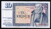 Islande 10 Kronur ISLANDE - PICK 48 a - 10 KRONUR - L.1961 (1981) - SIGNATURE 37 -