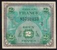 France 2 Francs FAY VF 16/02 - 2 FRANCS DRAPEAU - JUIN 1944 - PICK 114 -