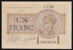 France 1 Franc 75 - PARIS - CHAMBRE DE COMMERCE - 1 FRANC 1920 -