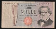 Italie 1.000 Lire ITALIE - PICK 101 a - 1 000 LIRE - 25.3.1969 -