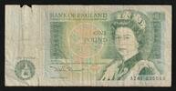 Grande-Bretagne 1 Pound ROYAUME UNI - PICK 377 b - 1 POUND - NON DATE (1981-84) -