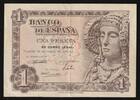 Espagne 1 Peseta ESPAGNE - PICK 135 a - 1 PESETA - 19/06/1948 -