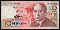 Maroc 10 Dirhams MAROC - PICK 60 a - 10 DIRHAMS - 1987 - AH 1407 - SIGN 9 -