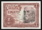 Espagne 1 Peseta ESPAGNE - PICK 144 a - 1 PESETA - 22/07/1953 -