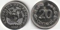 Equateur 20 Centavos EQUATEUR - KM 77.2 a -20 CENTAVOS 1980 -