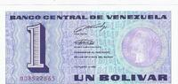Venezuela 1 Bolivar VENEZUELA - PICK 68 - 1 BOLIVAR - 05.10.1989 - NEUF -
