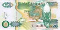 Zambie 20 Kwacha ZAMBIE - PICK 36 b - 20 KWACHA - 1992 -