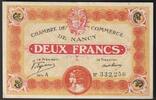 France 2 Francs 54 - NANCY - CHAMBRE DE COMMERCE - 2 FRANCS - 11/11/1918 -