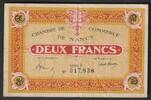 France 2 Francs 54 - NANCY - CHAMBRE DE COMMERCE - 2 FRANCS - 01/01/1921 -