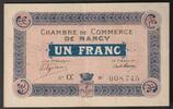 France 1 Franc 54 - NANCY - CHAMBRE DE COMMERCE - 1 FRANC - 07/12/1915 -