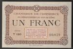 France 1 Franc 63 - PUY-DE-DOME - CHAMBRE DE COMMERCE - 1 FRANC - 1920 -
