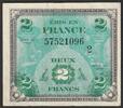 France 2 Francs FAY VF 16/02 - 2 FRANCS DRAPEAU - JUIN 1944 - PICK 114 -
