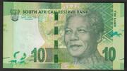 Afrique du sud 10 Rand AFRIQUE DU SUD - PICK 133 - 10 RAND - NON DATÉ (2012) - RHINOCEROS -