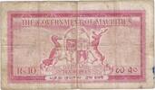 Ile Maurice 10 Rupees MAURICE - PICK 28 - 10 RUPEES - 1954 - TB- -