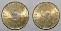Macédoine 5 Denari MACEDOINE - KM 4 - 5 DENARI 1993 -
