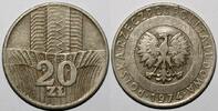 Pologne 20 Zlotych POLOGNE - Y 67 - 20 ZLOTYCH 1974 - AIGLE -