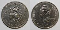 Polynesie 20 Francs POLYNESIE FRANCAISE - KM 6 - 20 FRANCS 1967 -