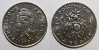 Polynesie 20 Francs POLYNESIE FRANCAISE - KM 9 - 20 FRANCS 1975 -