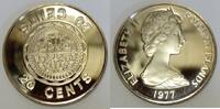 Salomon 20 Cent ILES SALOMON - KM 5 - 20 CENT 1977- ELISABETH II -