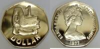 Salomon 1 Dollar ILES SALOMON - KM 6 - 1 DOLLAR 1977- ELISABETH II -