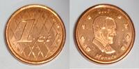 Monaco 1 Cent MONACO - 1 CENT 2007 - PROTOTYPE -