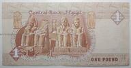 Egypte 1 Pound EGYPTE - PICK 50 d - 1 Pound - 1986-1992 - sign 18 -