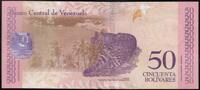 Venezuela 50 Bolivares VENEZUELA - PICK 105 a - 50 BOLIVARES - 18/01/2018 - ANTONIO JOSE DE SUCRE - FELLIN OCELOT -