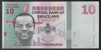 Swaziland 10 Emalangeni SWAZILAND - PICK 41 - 10 EMALANGENI - 2022 - ROI MSWATTI III - DANSEURS -