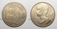 France 20 Centimes GADOURY 332 - 20 CENTIMES 1962 - Type Marianne - 3 Plis - Essai - KM 930 -
