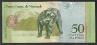 Venezuela 50 Bolivares VENEZUELA - PICK 92 j - 50 BOLIVARES - 23/06/2015 - SIMON RODRIGUES - OURS -