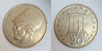 Grèce 20 Drachmai GRÈCE - KM 133 - 20 DRACHMES 1984 - PERICLES -